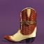 Picture of Limoges Brown and Ivory Western Cowboy Boot Box