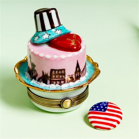 Picture of Limoges New York Birthday Cake Box