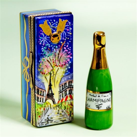 Picture of Limoges Paris Champagne in Case with Eiffel Tower Box