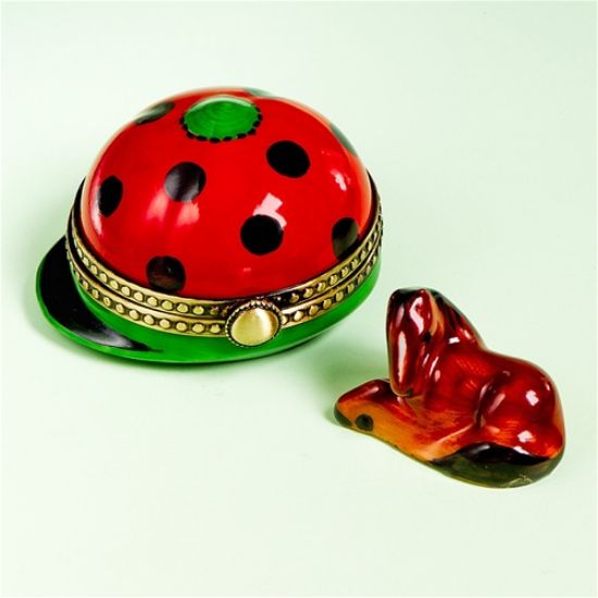 Picture of Limoges Jockey Ladybug Hat with Horse 