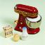 Picture of Limoges Red Mixer Box with Milk, Egg and Flour 