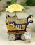 Picture of Limoges Blue Baby Buggy Box with Umbrella and Baby 