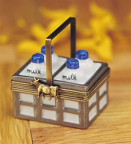 Picture of Limoges Milk Crate with Bottles Box
