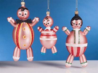 Picture of De Carlini Gingerbread Family Ornaments 