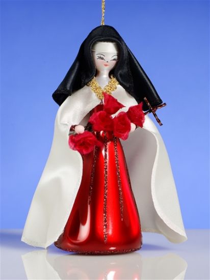 Picture of De Carlini St Therese Christmas Ornament