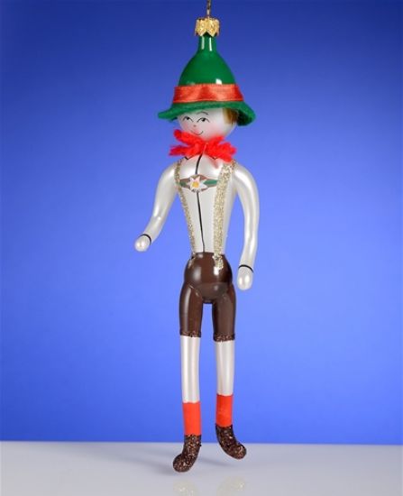 Picture of De  Carlini Bavarian Man Ornament