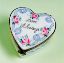 Picture of Limoges "Love Always" Heart with Blue Ribbons and Roses Box