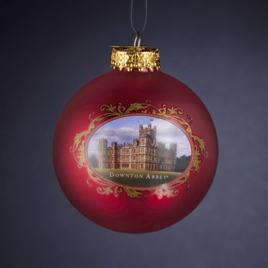 Picture of Downtown Abbey Red Glass Ornament