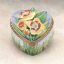 Picture of Limoges Museum Garden Heart with Yellow Roses Box