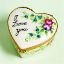 Picture of Limoges I Love You heart with Two Roses Box