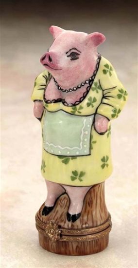 Picture of Limoges Mrs Pig Box