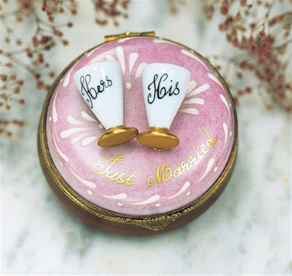 Picture of Limoges a Just Married Toast Box