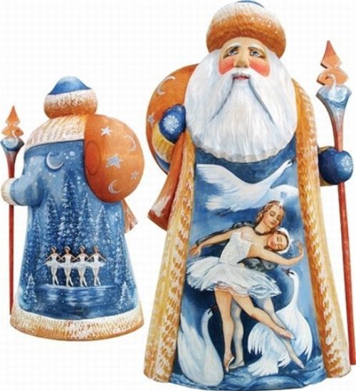 Picture of Russian Santa Ballet Wooden Sculpture 