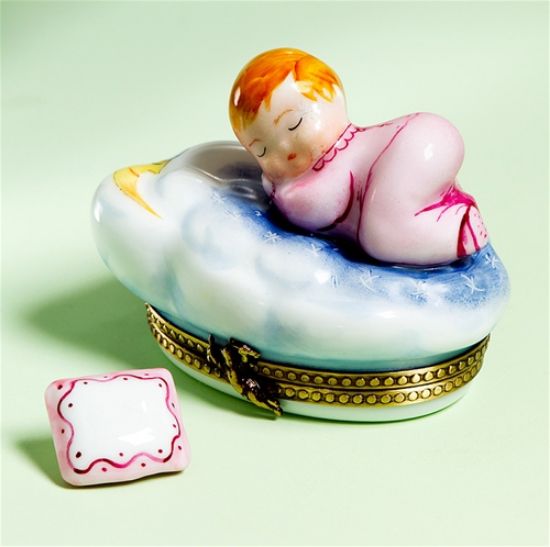 Picture of Limoges Baby Girl Box Sleeping on Cloud Box