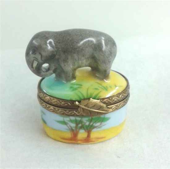 Picture of Limoges Baby Jungle Elephant Box
