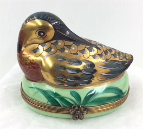 Picture of Limoges Gold Kingfisher Box