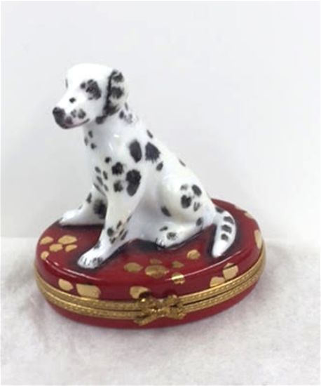 Picture of Limoges Dalmatian Dog Box