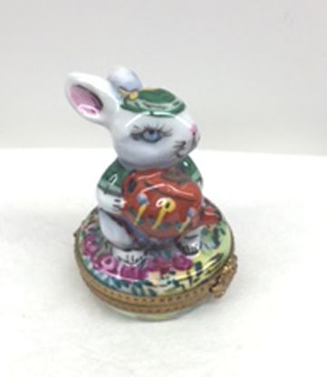 Picture of Limoges Baby Gardener Rabbit Box 