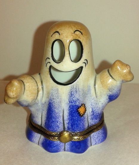Picture of Limoges Halloween Ghost in Blue Box