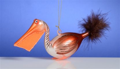 Picture of De Carlini Pelican Christmas Ornament 