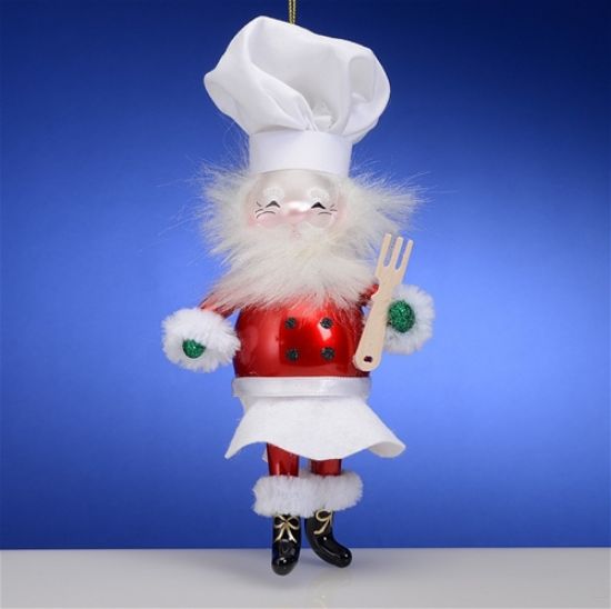 Picture of De Carlini Santa Chef Italian Ornament