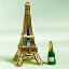 Picture of Limoges Gold Eiffel Tower with Champagne Box