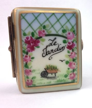 Picture of Limoges Garden Book with Flowers
