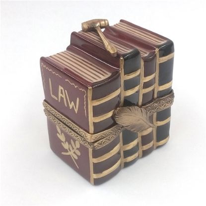 Picture of Limoges Books of Law box with Gavel on Top