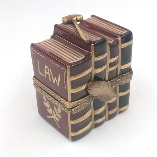 Picture of Limoges Books of Law box with Gavel on Top