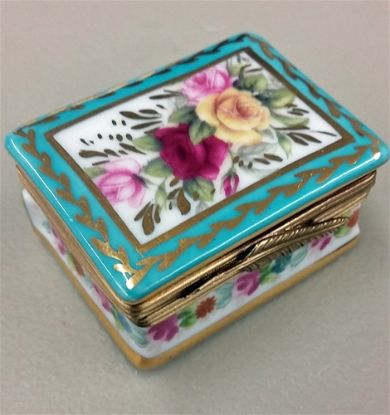 Picture of Limoges Antique Style Roses Book Box