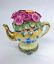 Picture of Limoges Yellow Teapot with Roses Box