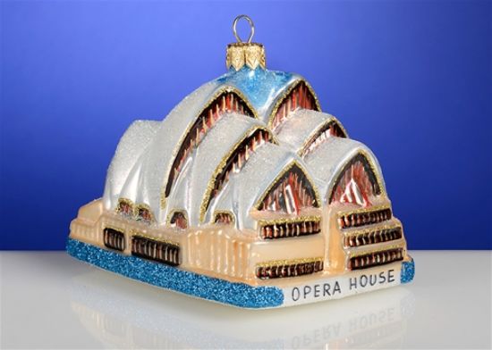 Picture of Sidney Opera House Polish Glass Christmas Ornament