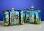 Picture of Paris France Suitcase Polish glass Christmas Ornament, Each.