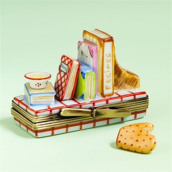 Picture of Limoges Kitchen Recipes Books Box with Mitten