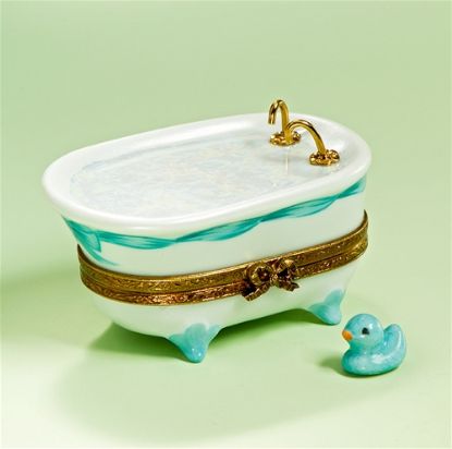 Picture of Limoges Baby Boy Bathtub Box with Duck