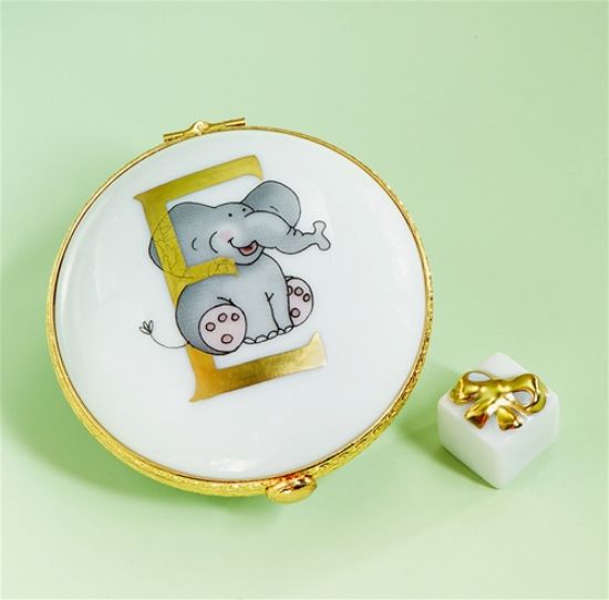 Picture of Limoges Elephant E Box with Gift