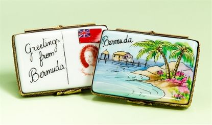Picture of Limoges Bermuda Postcard Box