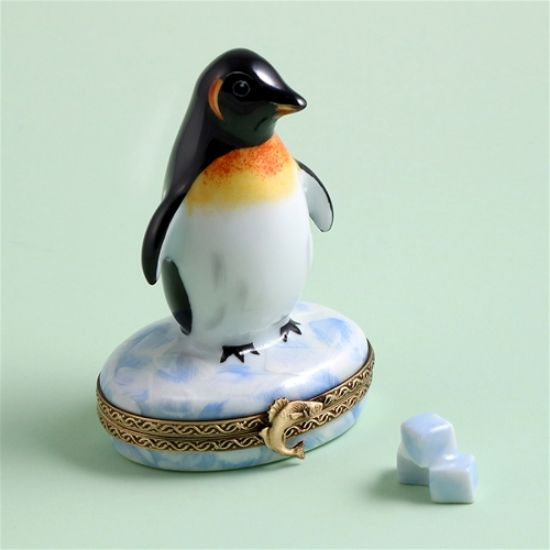Picture of Limoges Penguin Box with Ice