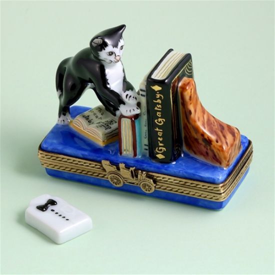 Picture of Limoges Great Gatsby Book with Cat Box and Shirt