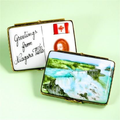 Picture of Limoges Niagara Falls Postcard Box 