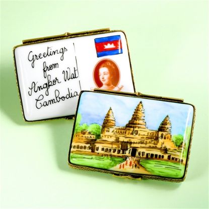 Picture of Limoges Cambodia Postcard Box