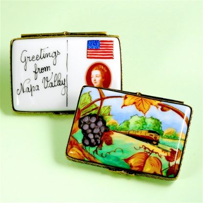 Picture of Limoges Napa Valley Postcard Box