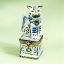 Picture of Limoges Blue and White Fu Dog Box