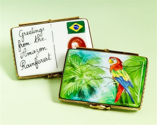 Picture of Limoges Rainforest Postcard Box, Each.