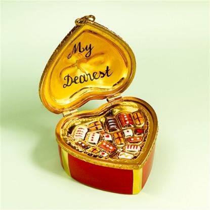 Picture of Limoges My Dearest Heart with Chocolates Box