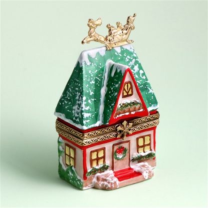 Picture of Limoges Winter House with Sled Box