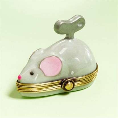 Picture of Limoges Wind Up Mouse Box