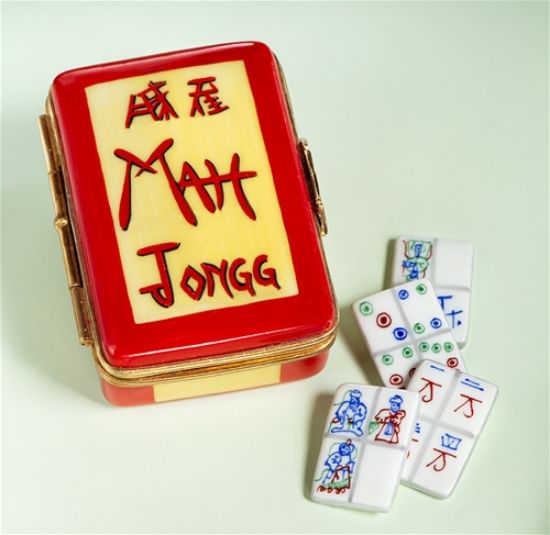 Picture of Limoges Mah Jongg Game Box with Cards