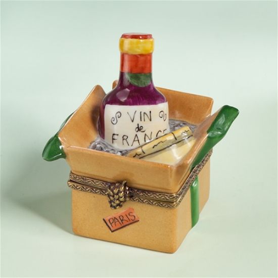 Picture of Limoges Wine and Cheese Gift Pack Box