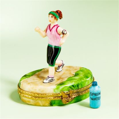 Picture of Limoges Lady Jogger Box with Bottle of Water